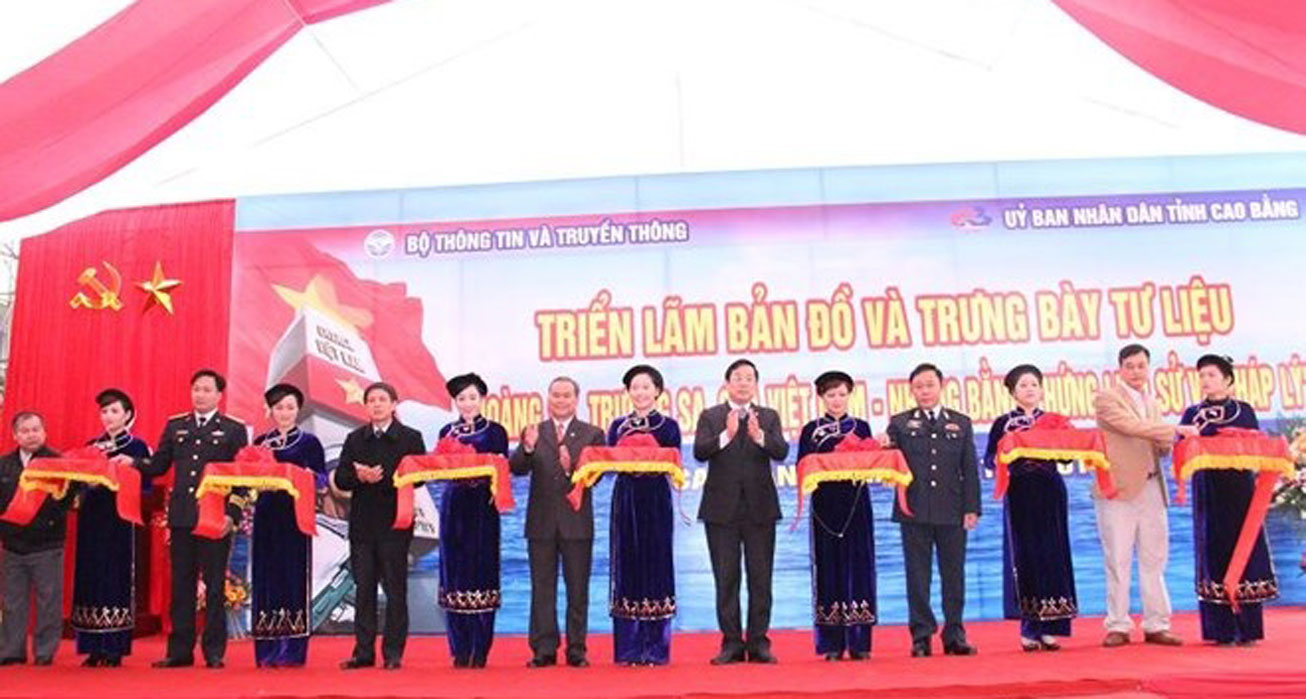 Triển lãm và trưng bày tư liệu về Hoàng Sa, Trường Sa tại Cao Bằng Triển lãm và trưng bày tư liệu về Hoàng Sa, Trường Sa tại Cao Bằng