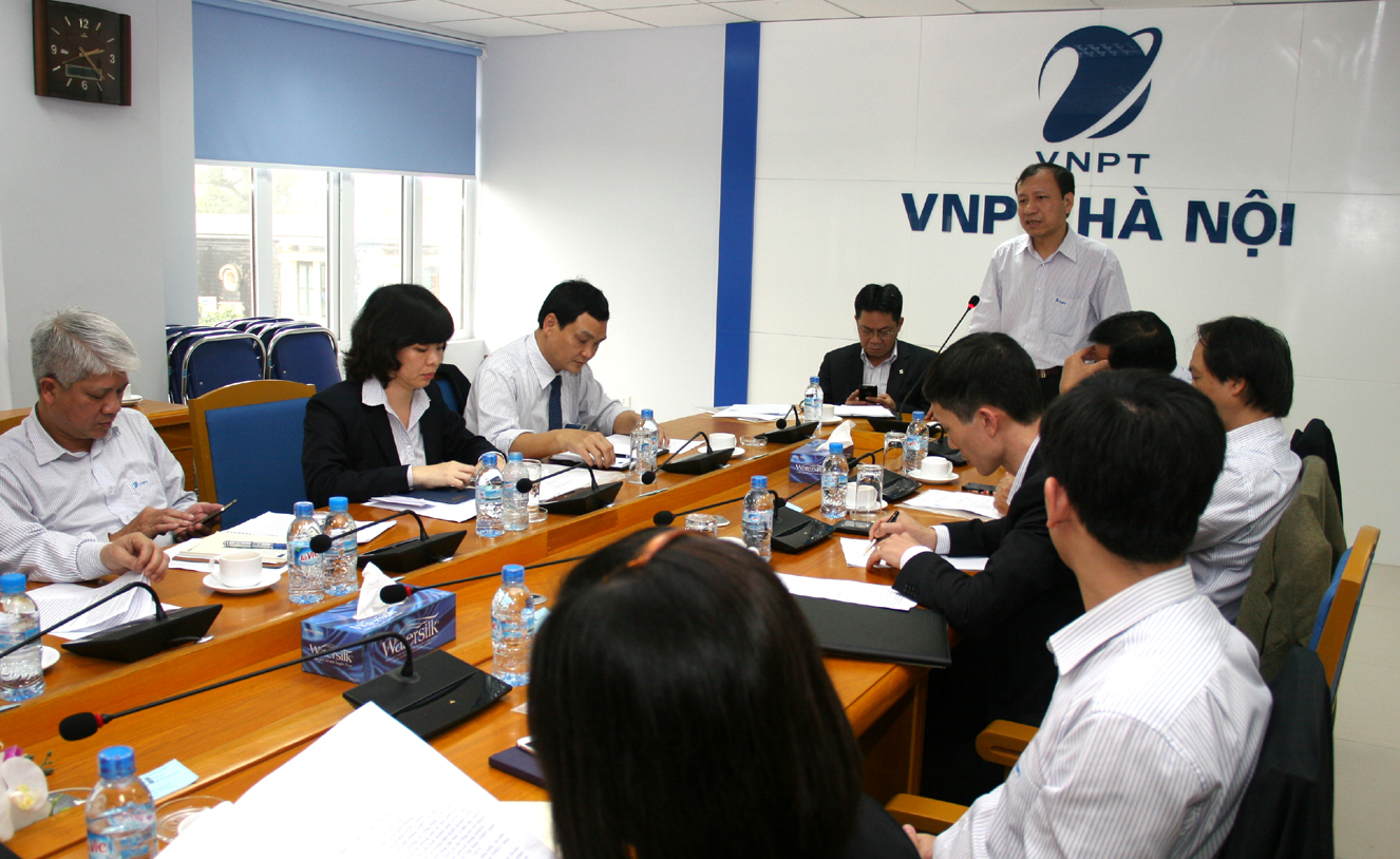 Công đoàn VNPT làm việc với Công đoàn VNPT Hà Nội Công đoàn VNPT làm việc với Công đoàn VNPT Hà Nội