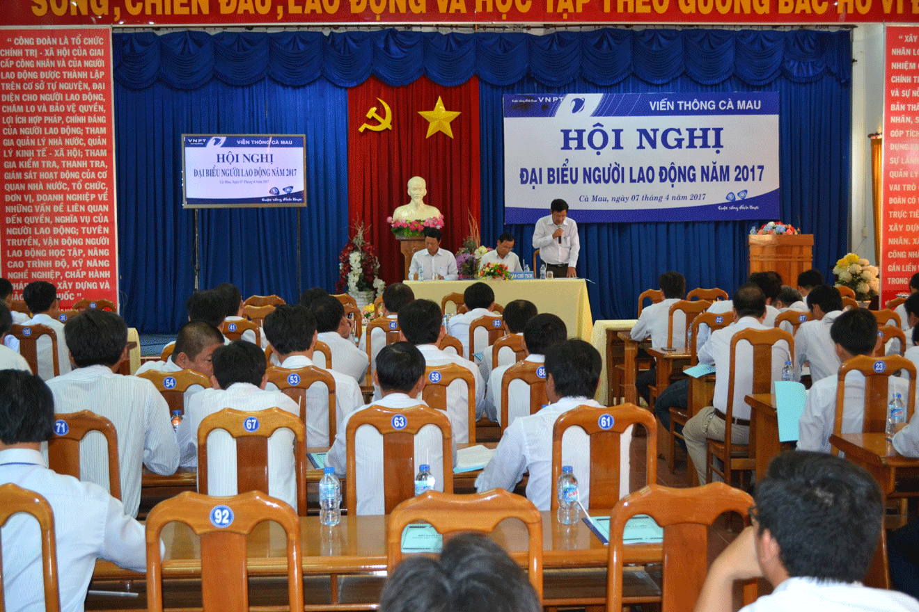 VNPT Cà Mau tổ chức Hội nghị Người lao động năm 2017 VNPT Cà Mau tổ chức Hội nghị Người lao động năm 2017