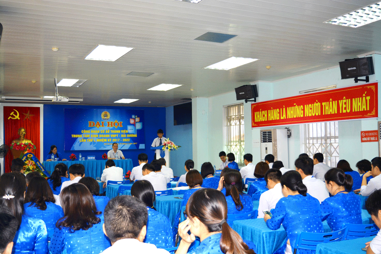 TTKD VNPT Hải Dương tổ chức thành công Đại hội Công đoàn lần thứ I, Nhiệm kỳ 2017-2022 TTKD VNPT Hải Dương tổ chức thành công Đại hội Công đoàn lần thứ I, Nhiệm kỳ 2017-2022