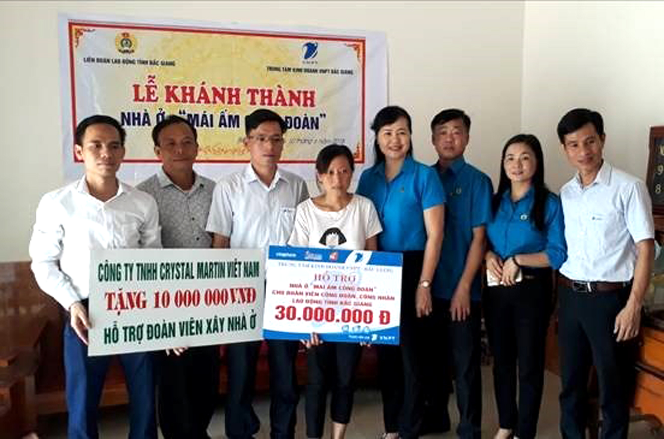 VNPT địa bàn Bắc Giang: Khánh thành nhà ở “Mái ấm Công đoàn” VNPT địa bàn Bắc Giang: Khánh thành nhà ở “Mái ấm Công đoàn”