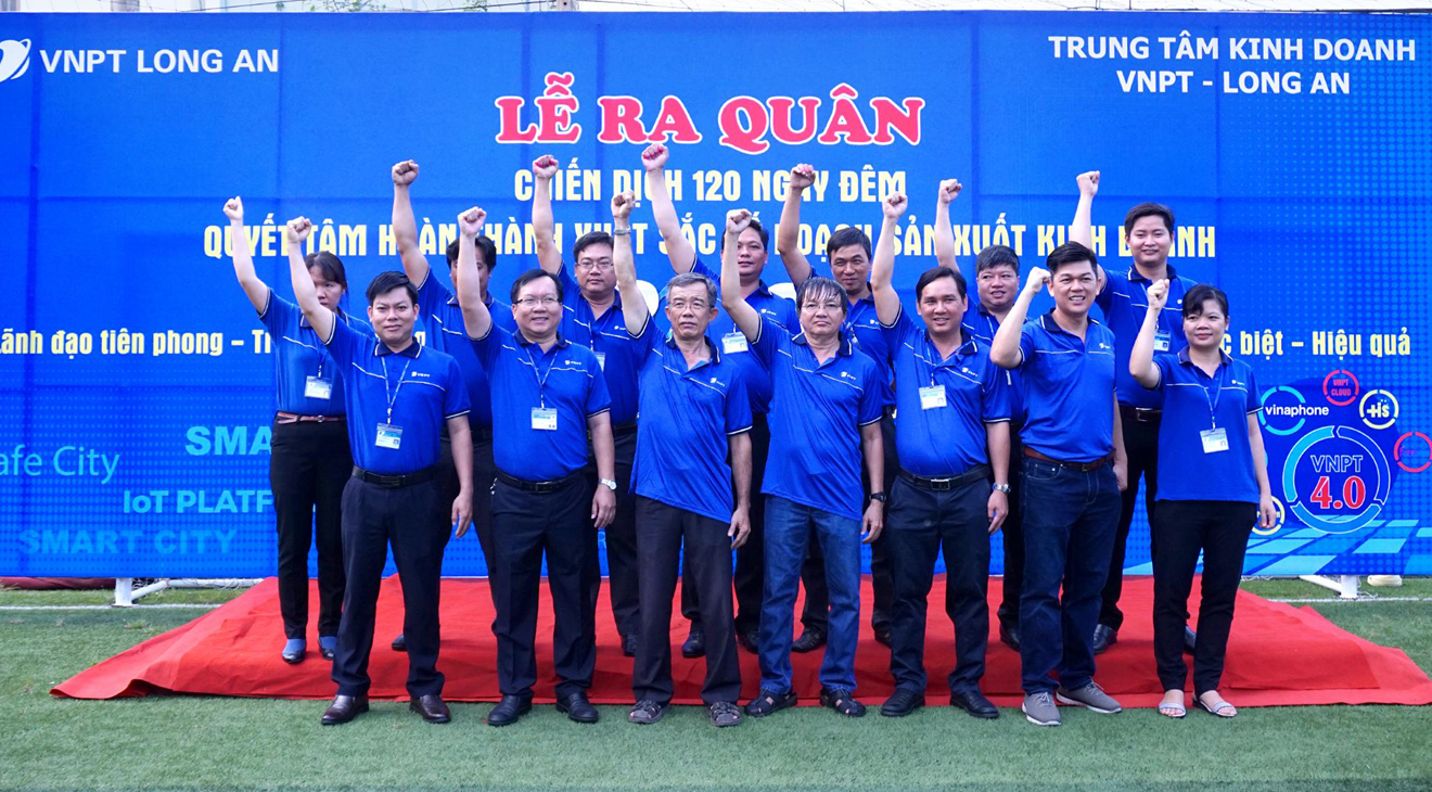 Trung tâm kinh doanh VNPT-Long An tổ chức Lễ ra quân 120 ngày đêm năm 2018 Trung tâm kinh doanh VNPT-Long An tổ chức Lễ ra quân 120 ngày đêm năm 2018