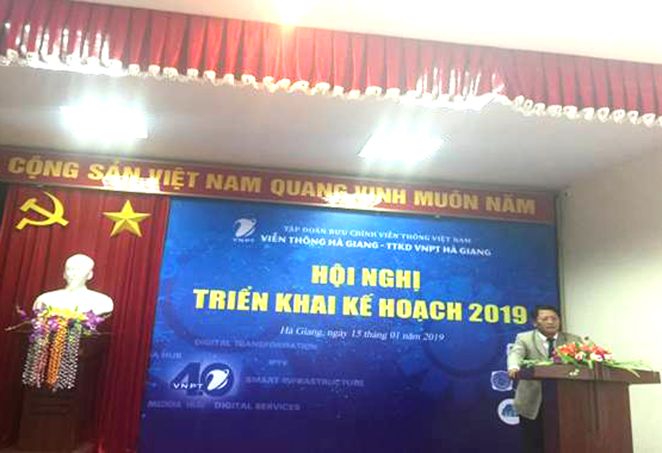 VNPT địa bàn Hà Giang tổ chức Hội nghị triển khai kế hoạch năm 2019 VNPT địa bàn Hà Giang tổ chức Hội nghị triển khai kế hoạch năm 2019
