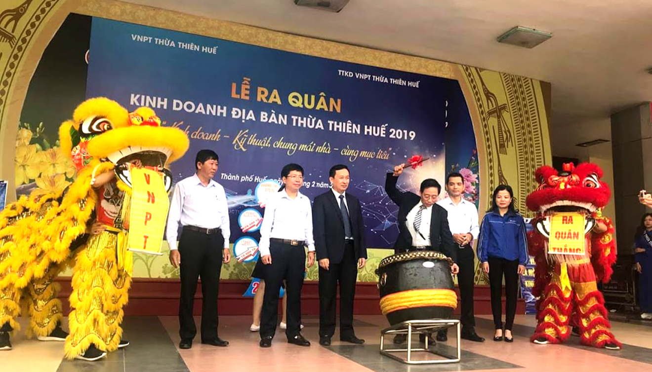VNPT địa bàn Thừa Thiên Huế tổ chức Lễ ra quân đầu năm 2019 VNPT địa bàn Thừa Thiên Huế tổ chức Lễ ra quân đầu năm 2019