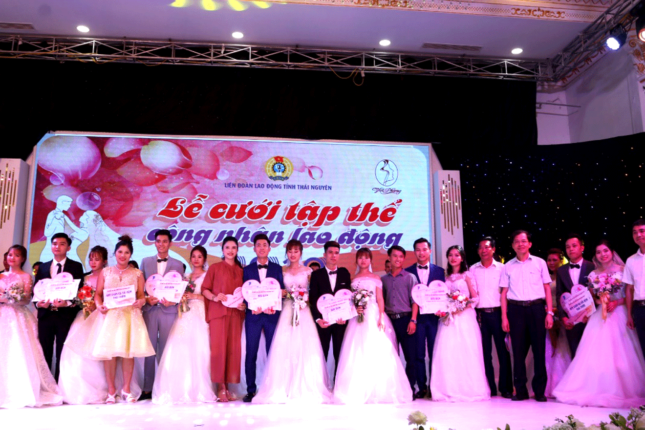 VNPT Thái Nguyên đồng hành cùng đám cưới tập thể công nhân lao động tỉnh năm 2019 VNPT Thái Nguyên đồng hành cùng đám cưới tập thể công nhân lao động tỉnh năm 2019