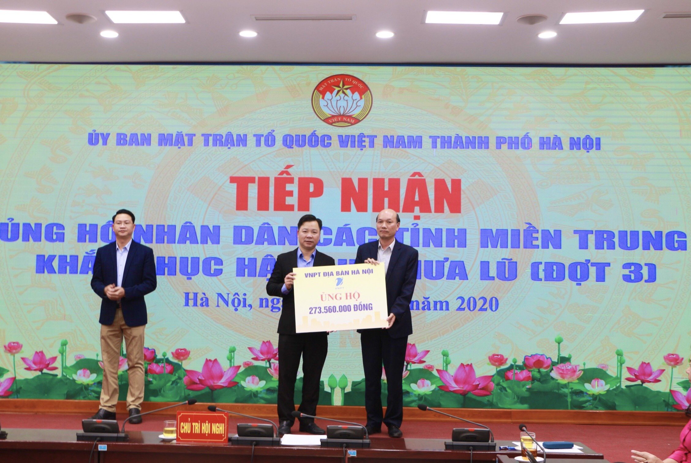 VNPT địa bàn Hà Nội ủng hộ Miền Trung VNPT địa bàn Hà Nội ủng hộ Miền Trung