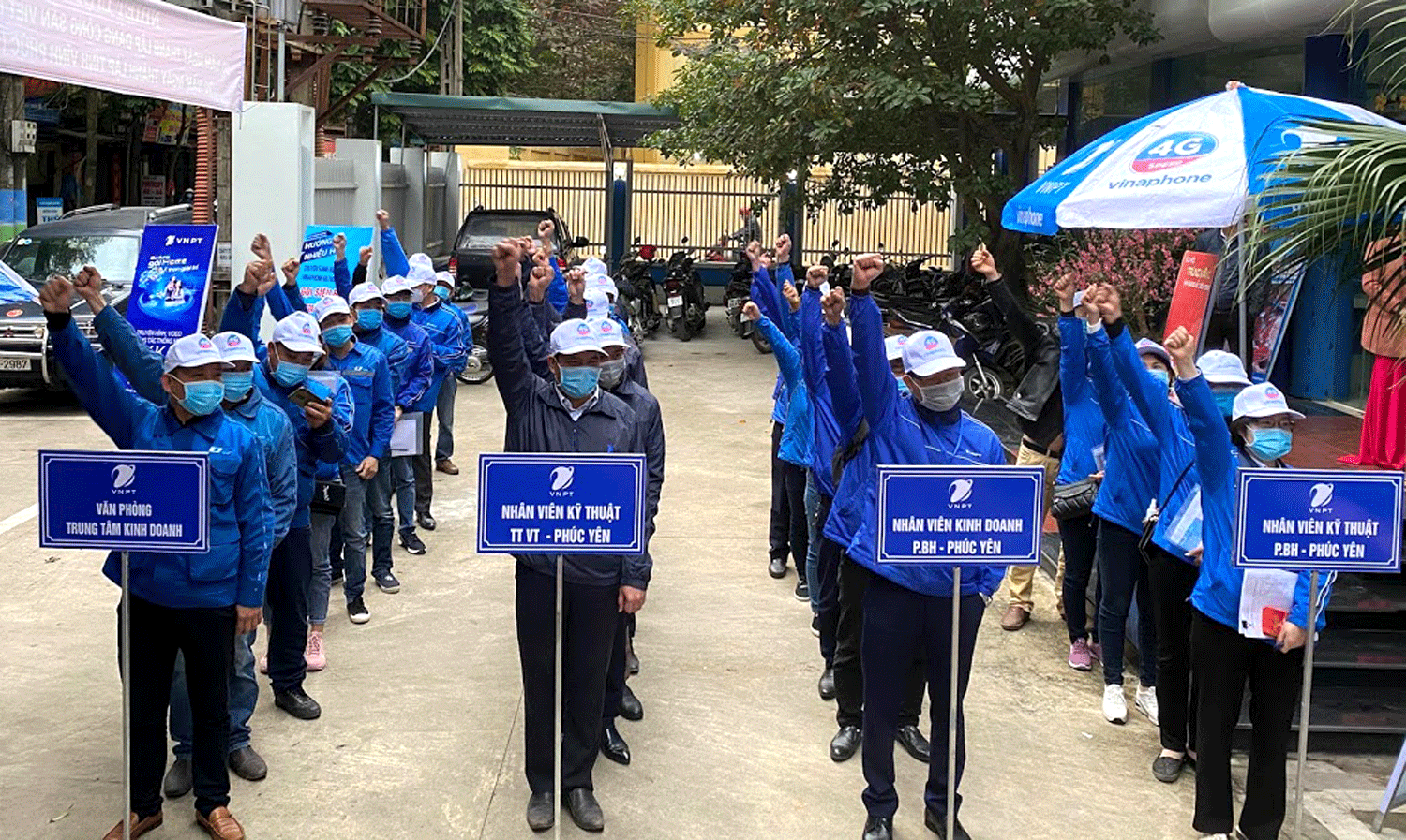 VNPT địa bàn Vĩnh Phúc tổ chức Lễ ra quân CSKH và bán hàng đầu năm 2020. VNPT địa bàn Vĩnh Phúc tổ chức Lễ ra quân CSKH và bán hàng đầu năm 2020.