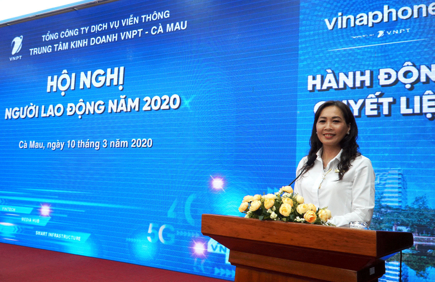 Trung tâm Kinh doanh VNPT-Cà Mau tổ chức hội nghị người lao động năm 2020. Trung tâm Kinh doanh VNPT-Cà Mau tổ chức hội nghị người lao động năm 2020.