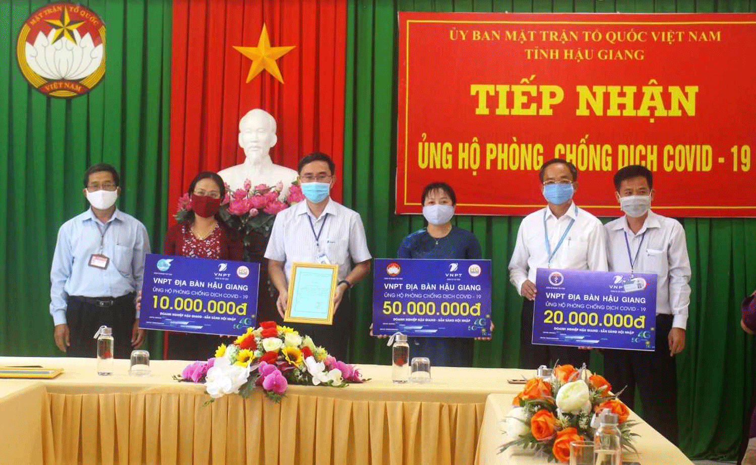 VNPT địa bàn Hậu Giang ủng hộ phòng chống dịch COVID-19. VNPT địa bàn Hậu Giang ủng hộ phòng chống dịch COVID-19.