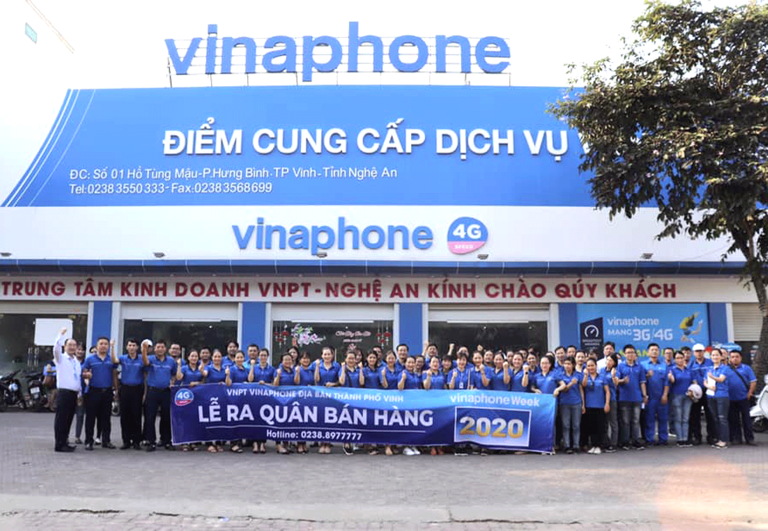 Trung tâm Kinh doanh VNPT – Nghệ An với các hoạt động chào mừng 5 năm thành lập TCT DVVT và kỷ niệm 24 năm thành lập mạng di động Vinaphone 26/6. Trung tâm Kinh doanh VNPT – Nghệ An với các hoạt động chào mừng 5 năm thành lập TCT DVVT và kỷ niệm 24 năm thành lập mạng di động Vinaphone 26/6.