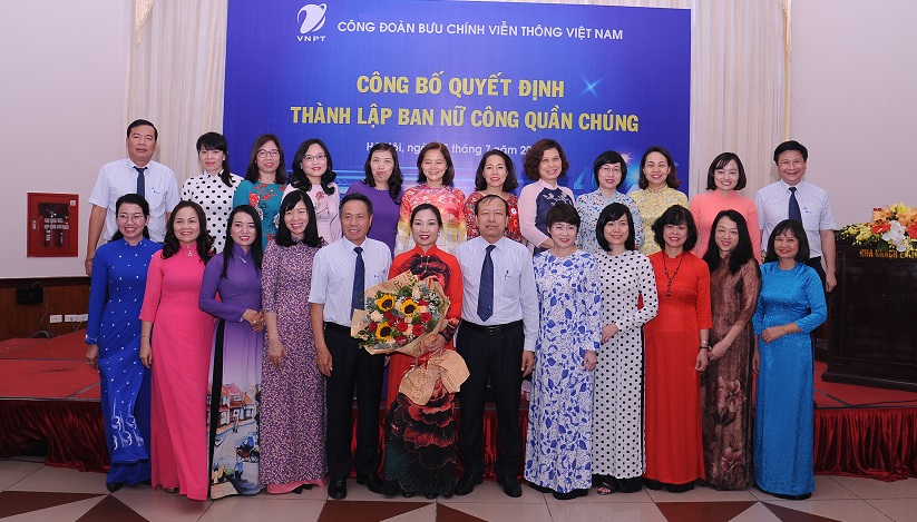 Ra mắt Ban Nữ công quần chúng Công đoàn VNPT Ra mắt Ban Nữ công quần chúng Công đoàn VNPT